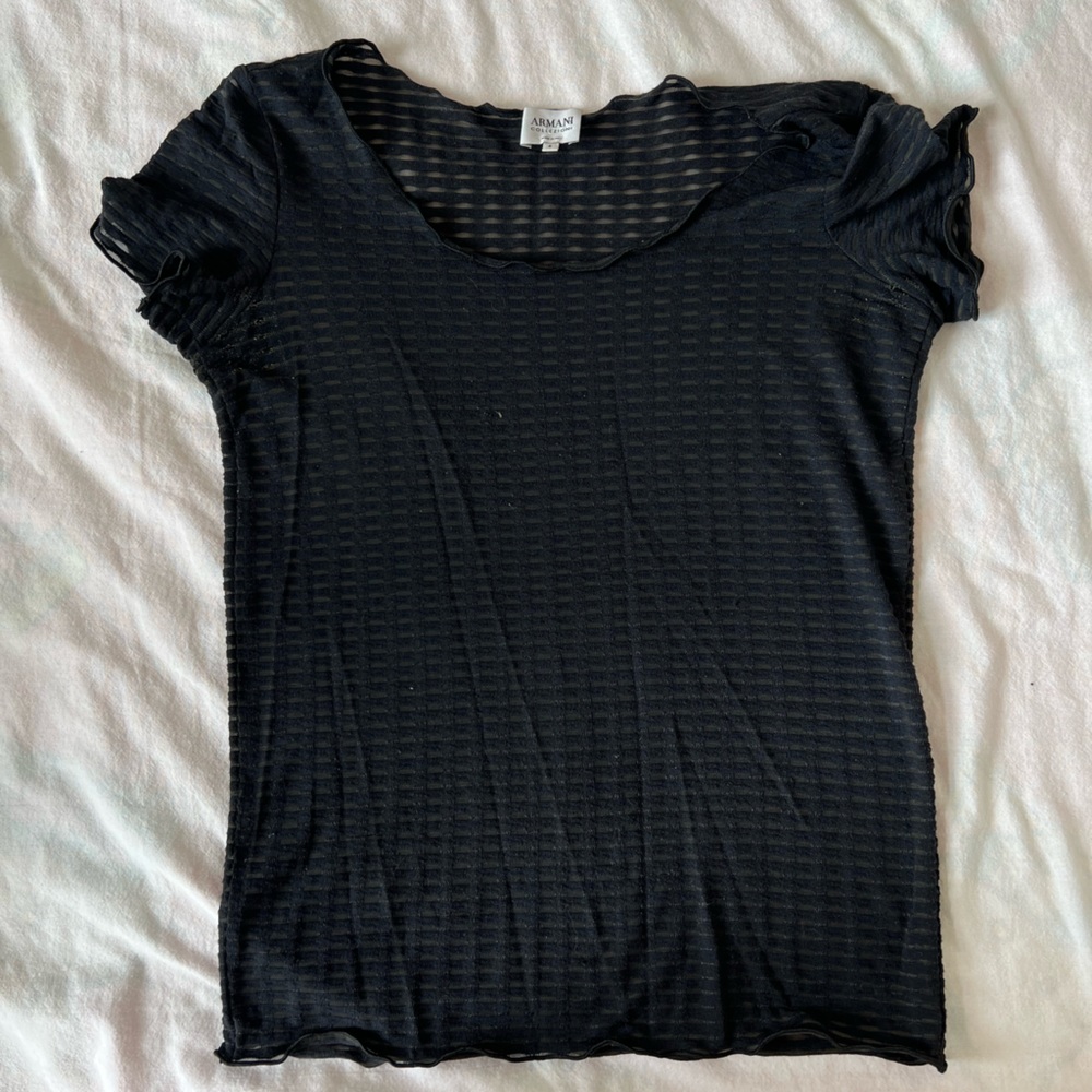 Armani mesh top